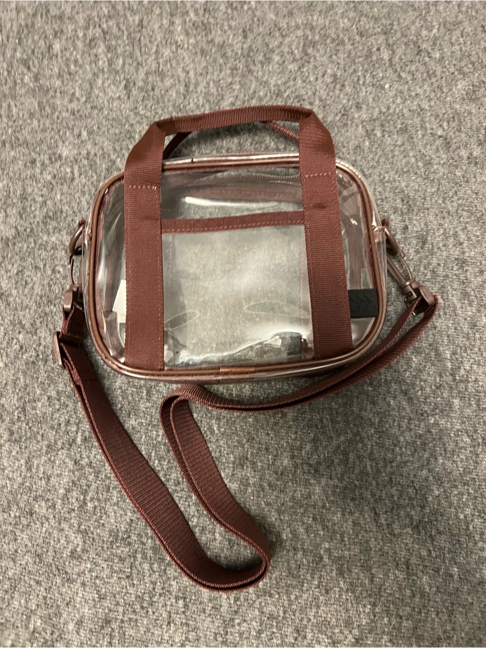 Universal Thread Clear Brown Camera Crossbody Bag Stadium Concert Purse Target